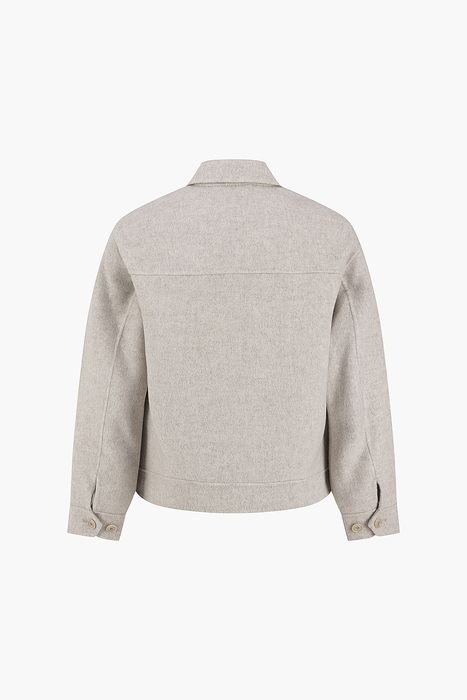 SERVICE 울 발마칸 투 포켓 점퍼 BEF412103